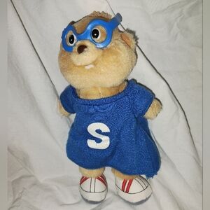 Vintage The Chipmunks Simone Plush Stuffed Animal 7 1/2" Tall